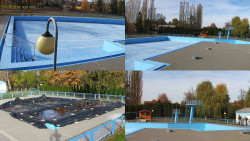 Areál koupaliště Hulín - sdružené snímky