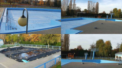 Areál koupaliště Hulín - sdružené snímky