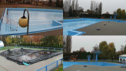 Areál koupaliště Hulín - sdružené snímky