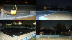 Areál koupaliště Hulín - sdružené snímky