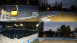 Areál koupaliště Hulín - sdružené snímky