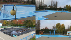 Areál koupaliště Hulín - sdružené snímky