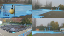 Areál koupaliště Hulín - sdružené snímky