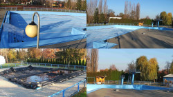 Areál koupaliště Hulín - sdružené snímky