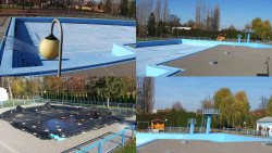 Areál koupaliště Hulín - sdružené snímky