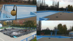 Areál koupaliště Hulín - sdružené snímky