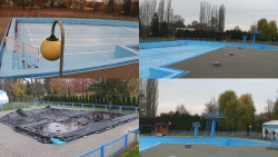 Areál koupaliště Hulín - sdružené snímky