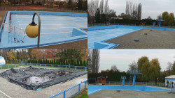 Areál koupaliště Hulín - sdružené snímky