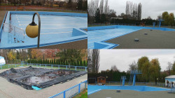 Areál koupaliště Hulín - sdružené snímky