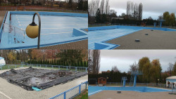 Areál koupaliště Hulín - sdružené snímky