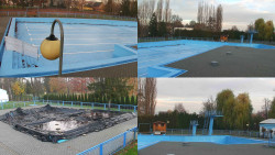 Areál koupaliště Hulín - sdružené snímky