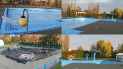 Areál koupaliště Hulín - sdružené snímky