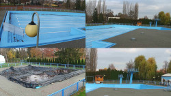 Areál koupaliště Hulín - sdružené snímky