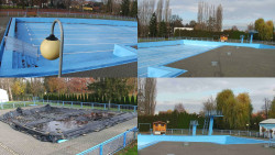 Areál koupaliště Hulín - sdružené snímky