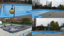 Areál koupaliště Hulín - sdružené snímky