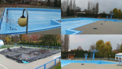 Areál koupaliště Hulín - sdružené snímky