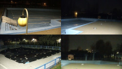 Areál koupaliště Hulín - sdružené snímky