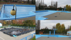 Areál koupaliště Hulín - sdružené snímky