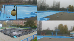 Areál koupaliště Hulín - sdružené snímky