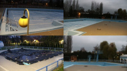 Areál koupaliště Hulín - sdružené snímky