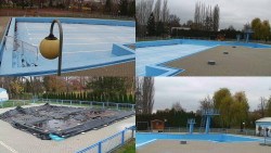 Areál koupaliště Hulín - sdružené snímky