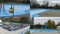 Areál koupaliště Hulín - sdružené snímky