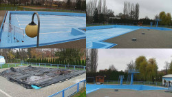 Areál koupaliště Hulín - sdružené snímky