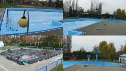 Areál koupaliště Hulín - sdružené snímky