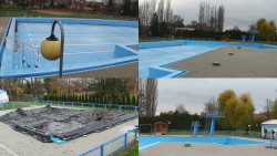 Areál koupaliště Hulín - sdružené snímky