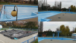 Areál koupaliště Hulín - sdružené snímky