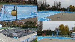 Areál koupaliště Hulín - sdružené snímky