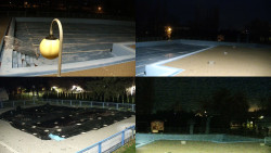 Areál koupaliště Hulín - sdružené snímky