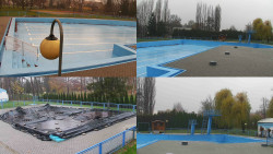 Areál koupaliště Hulín - sdružené snímky