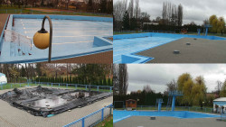 Areál koupaliště Hulín - sdružené snímky