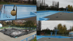 Areál koupaliště Hulín - sdružené snímky