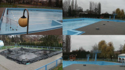 Areál koupaliště Hulín - sdružené snímky