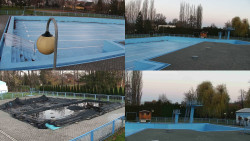 Areál koupaliště Hulín - sdružené snímky