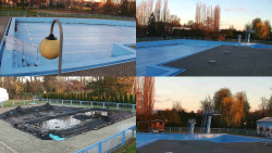 Areál koupaliště Hulín - sdružené snímky