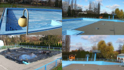 Areál koupaliště Hulín - sdružené snímky