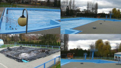 Areál koupaliště Hulín - sdružené snímky