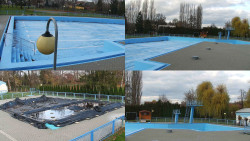 Areál koupaliště Hulín - sdružené snímky