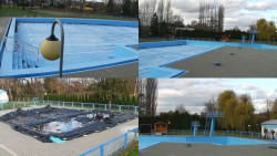 Areál koupaliště Hulín - sdružené snímky