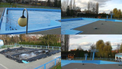 Areál koupaliště Hulín - sdružené snímky