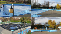 Areál koupaliště Hulín - sdružené snímky