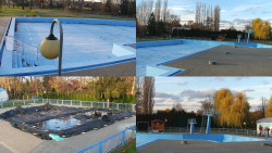 Areál koupaliště Hulín - sdružené snímky