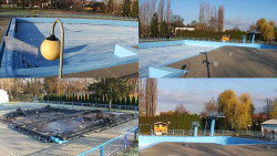 Areál koupaliště Hulín - sdružené snímky