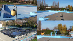 Areál koupaliště Hulín - sdružené snímky