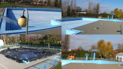 Areál koupaliště Hulín - sdružené snímky