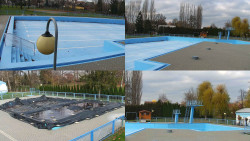 Areál koupaliště Hulín - sdružené snímky