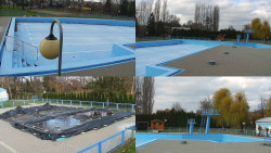 Areál koupaliště Hulín - sdružené snímky